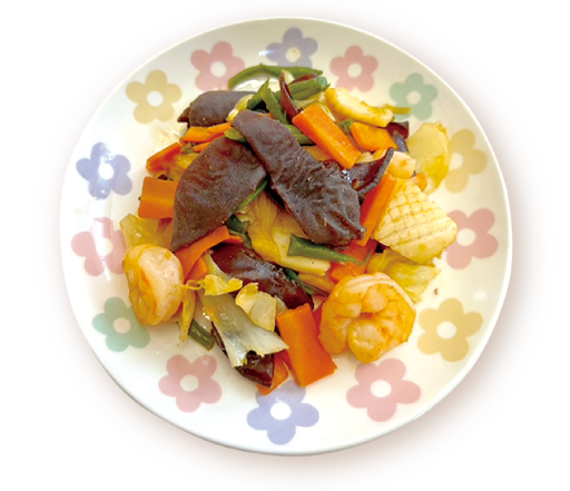 きくらげの五目炒め